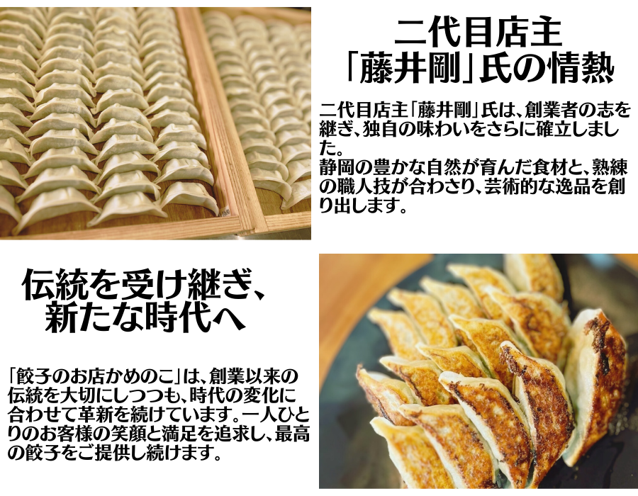 浜松餃子「かめのこ」の餃子(計60個/20個×3箱)